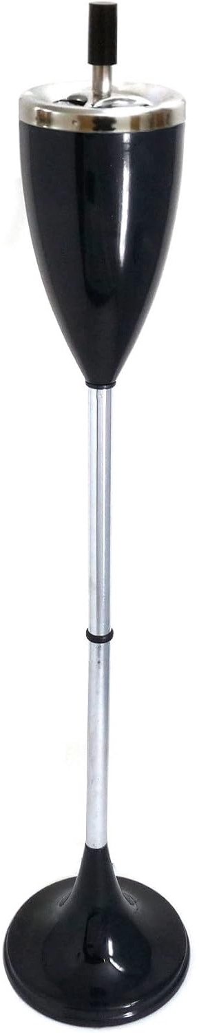 Staande Asbak - Zwart - 70 cm - Corrosiebestendig Verzinkt Ijzer - Voor Binnen en Buiten