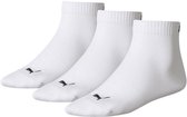 Puma - Unisex Quarter Plain Enkelsokken - 3 Pack - Maat 43-46