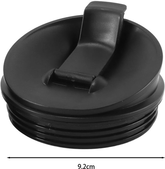Blenderdeksel - 2 Stuks - Met Schenktuit - Zwart — afbeelding 2