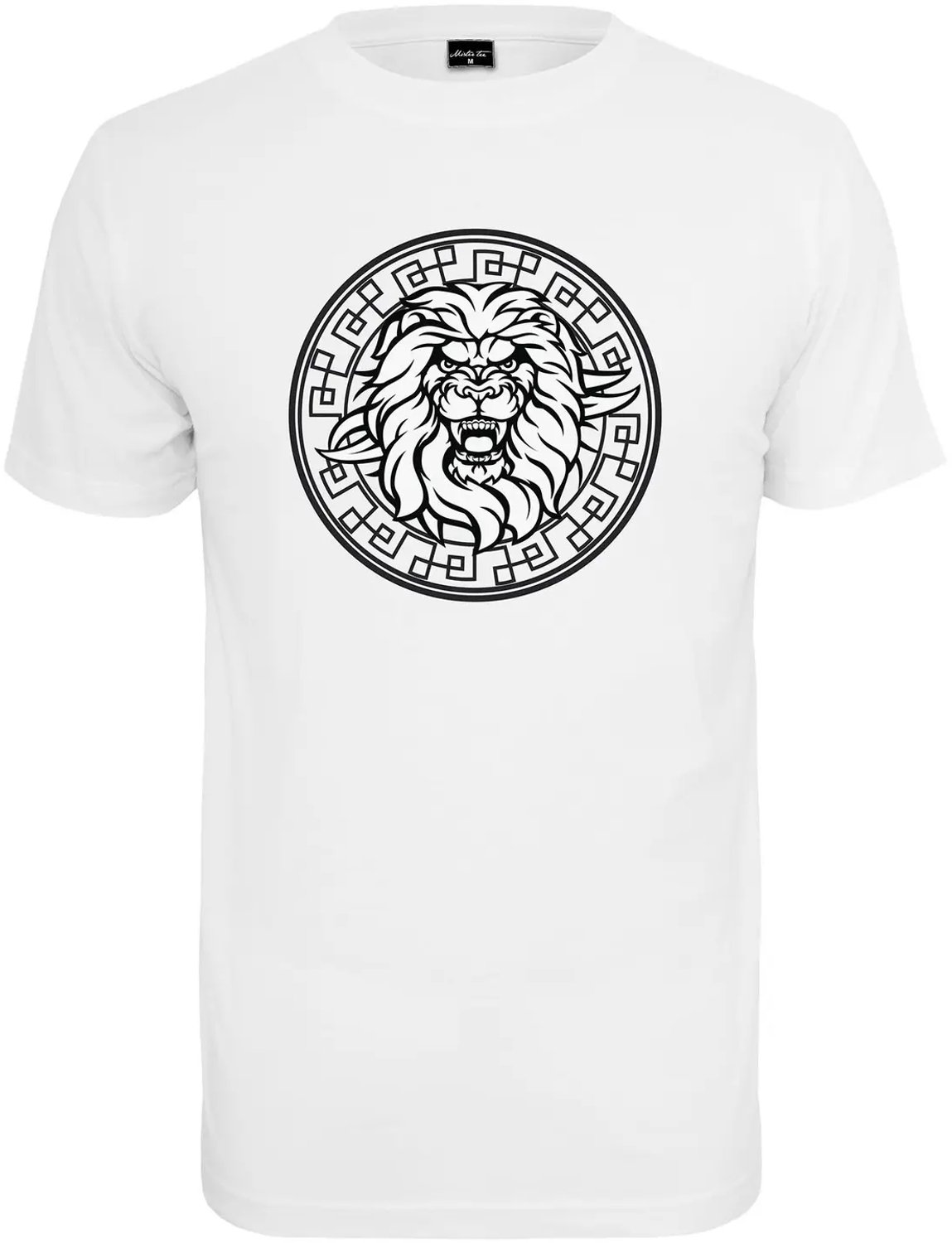 T-shirt Mister Tee lion face GT Wit