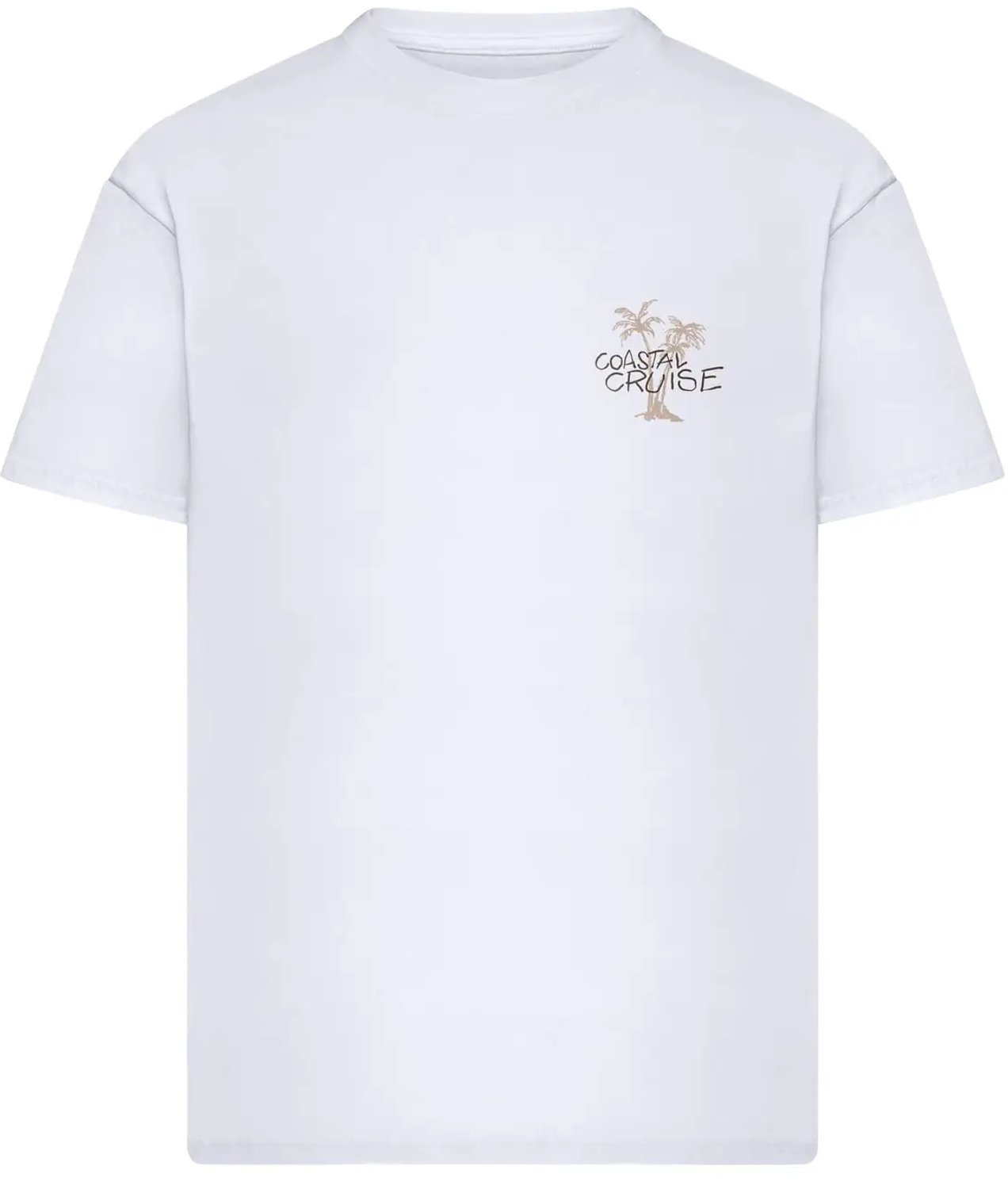 Oversized T-shirt Mister Tee Coastal Cruise Wit