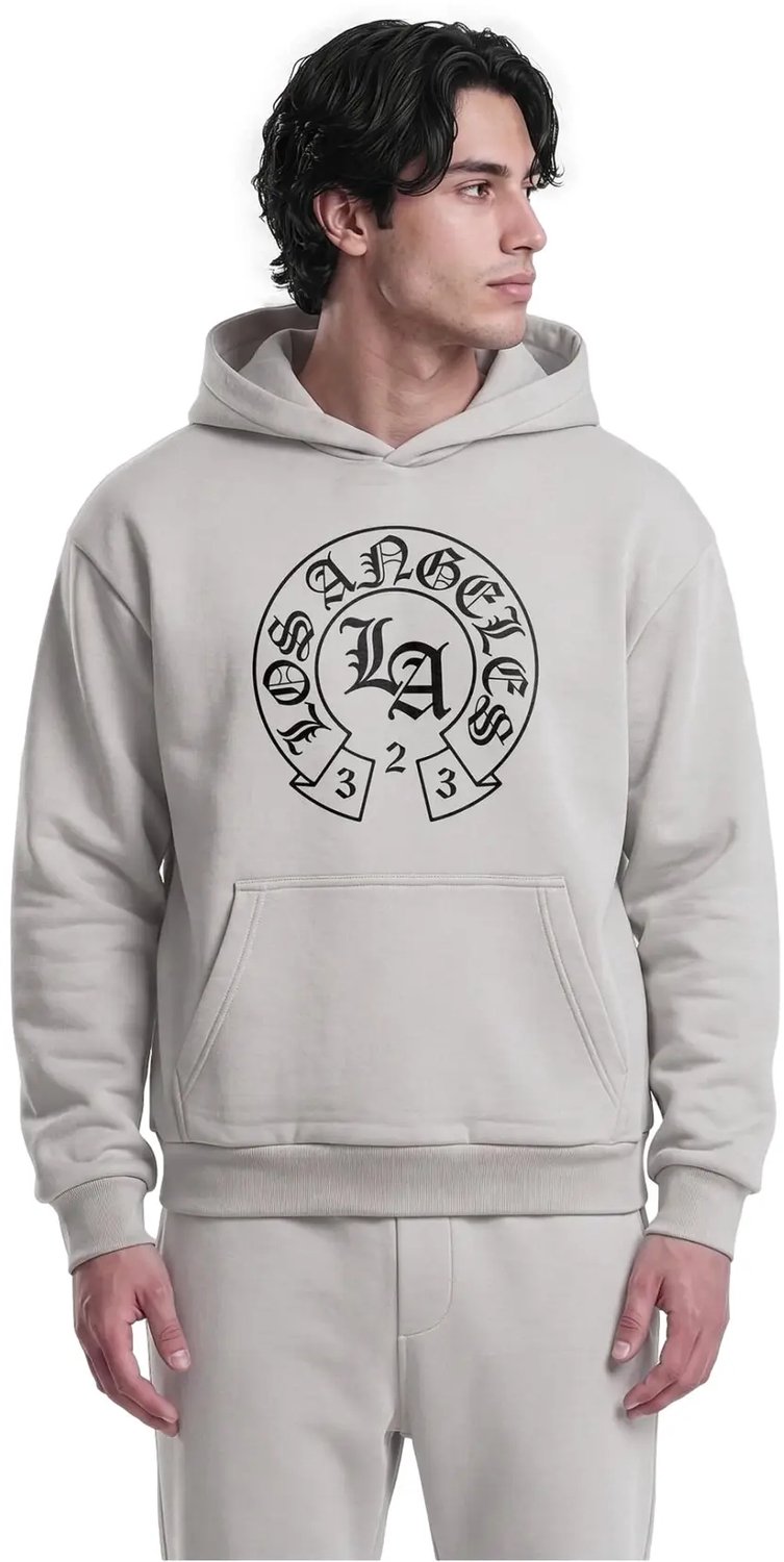 Hoodie Mister Tee LA Dynasty Lichtasfalt