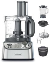 Kenwood keukenmachine in RVS met een 3L kan, maatbeker, citruspers en blender. Met ingebouwde weegschaal.