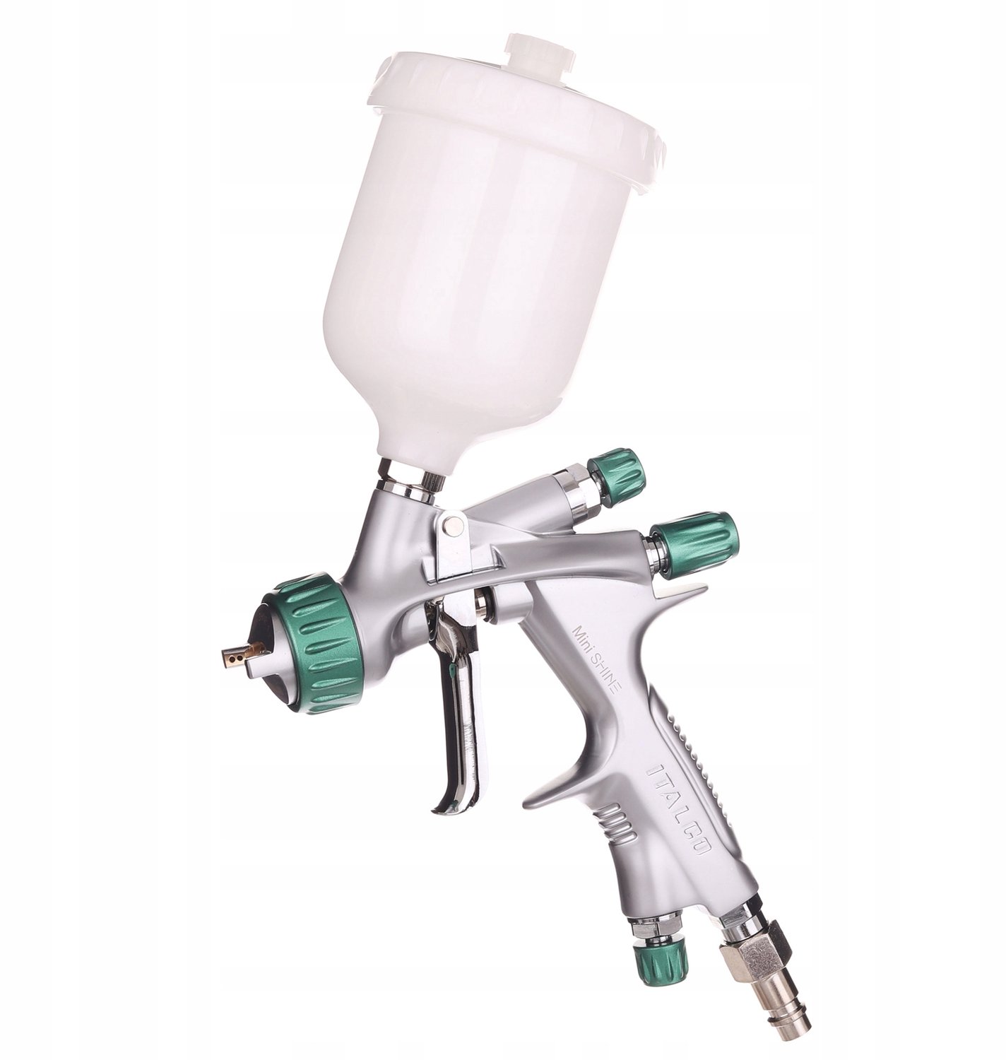 Merkloos Mini Spuitpistool HVLP 0.8mm - Precisie en Controle