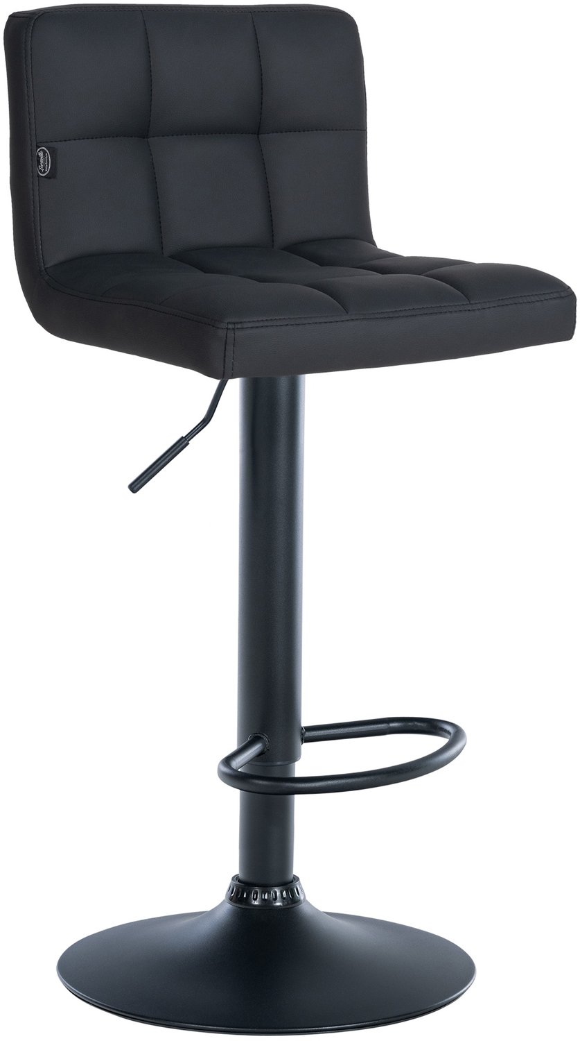Luxe Comfort Torino 0160 barkruk - kunstleer - zwart zwart/zwart