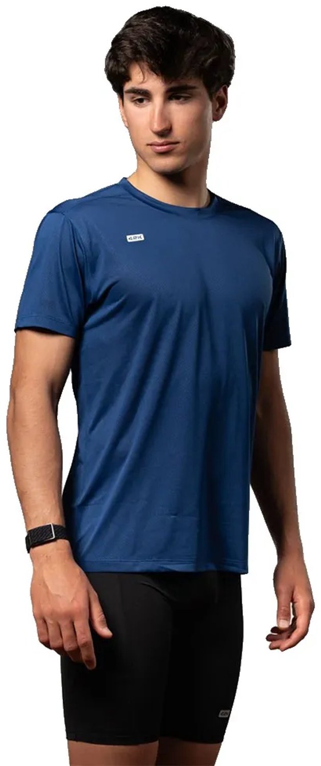42k Running Raw T-shirt Met Korte Mouwen Blauw XL