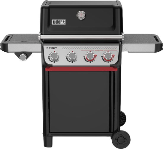 Weber Spirit E-435 4-Pits Gasbarbecue met Zijbrander Zwart