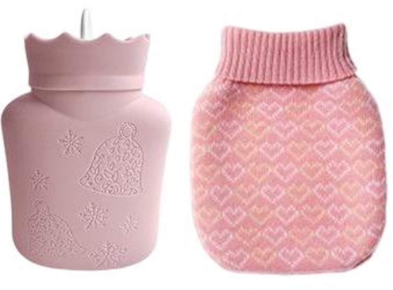 Warmwaterkruik – 15,8 × 10,5 × 5 cm – Handwarmer – Warmwaterkruik – Navulbare warmwaterkruik – Draagbare handwarmer – Navulbare handwarmer – Warmwaterkruik met hoes – Navulbare zak – Navulbare voetwarmer – Geschikt voor gebruik thuis en op kantoor