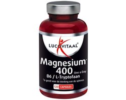 Lucovitaal Magnesium 400 met Vitamine B6 & L-Tryptofaan 120 capsules