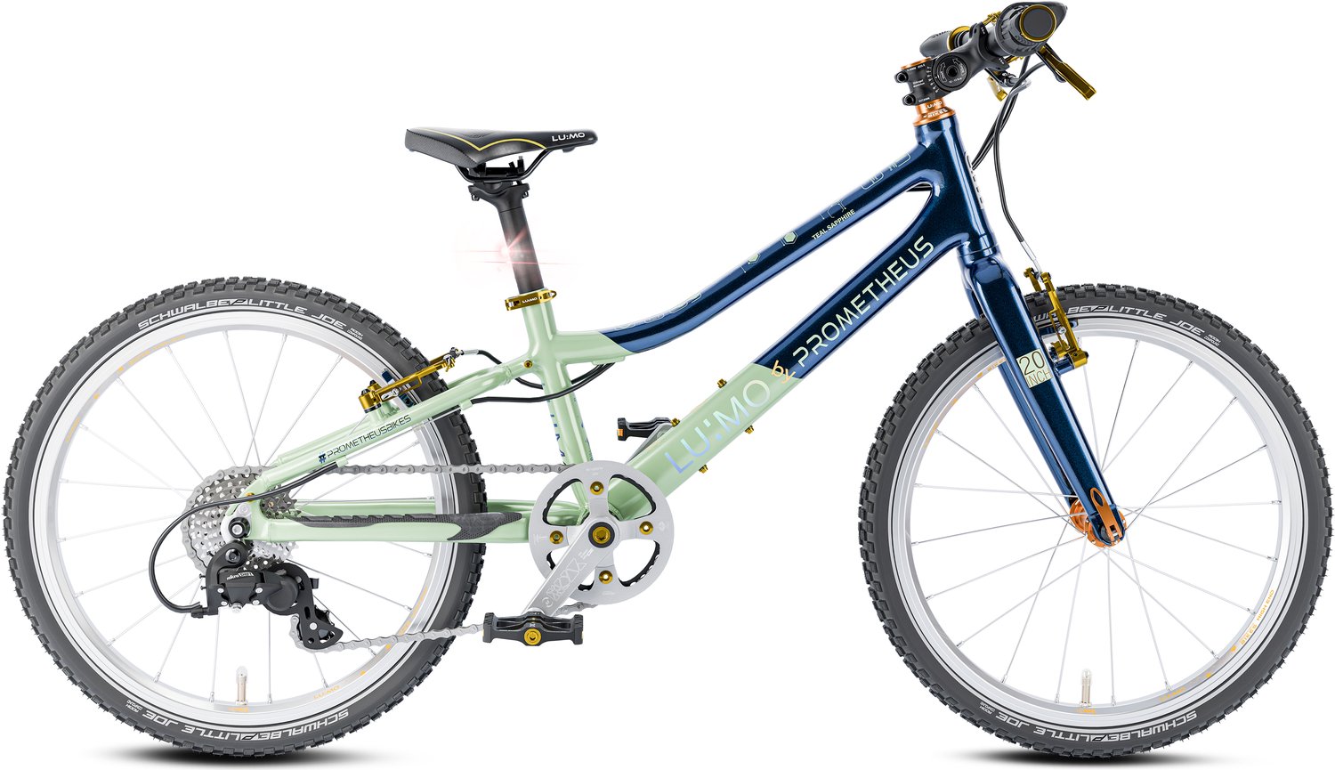 PROMETHEUS BICYCLES LU:MO kinderfiets 20 inch vanaf 6 jaar – verlichting 7 versn. 7 9 kg