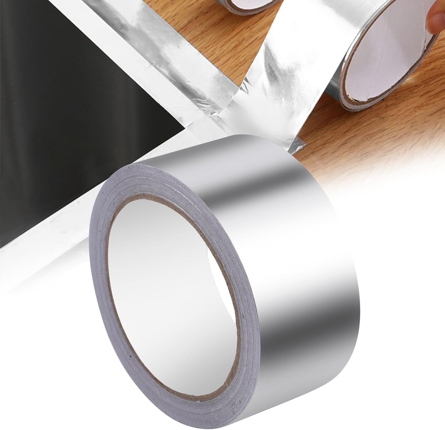 Zelfklevende aluminium tape 20m x 2cm - Sterke, waterdichte en hittebestendige plakband voor diverse toepassingen