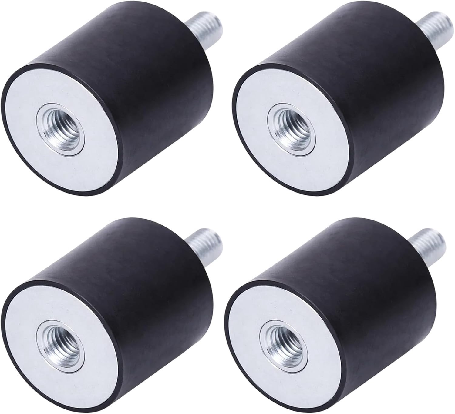 Set van 4 M6 Rubber Buffers - Vibration Dampers voor Auto, Boot en Compressoren - Geluidsdempers en Schokdempers voor Diesel Motoren en Spools