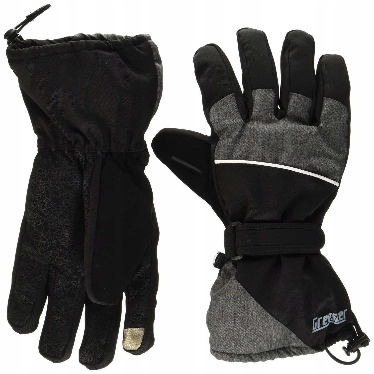 Gregster Skihandschoenen Heren Zwart