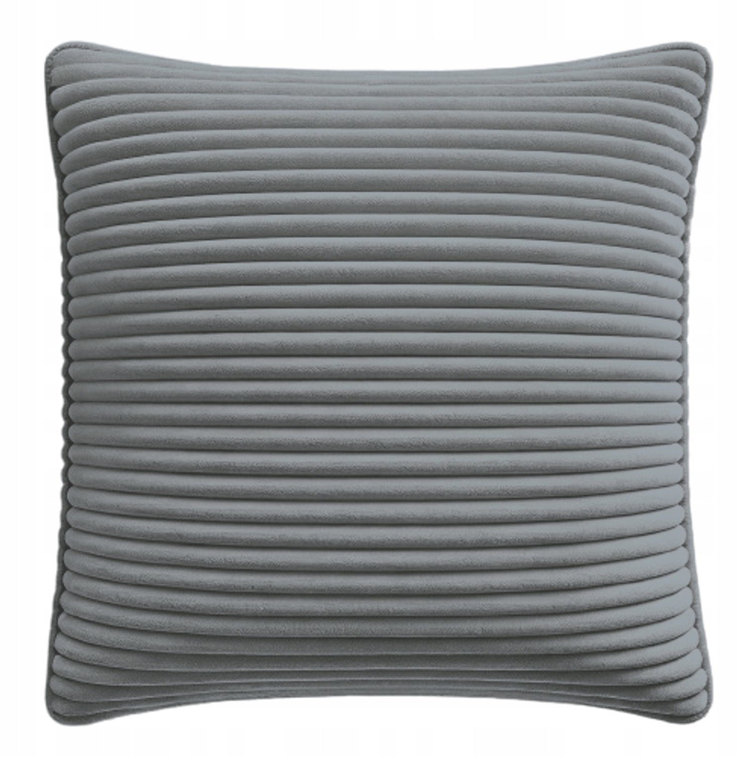 MMO-EURO Martyna Opiełka Decoratieve Kussensloop Velours Corduroy Grijs 50x35 cm