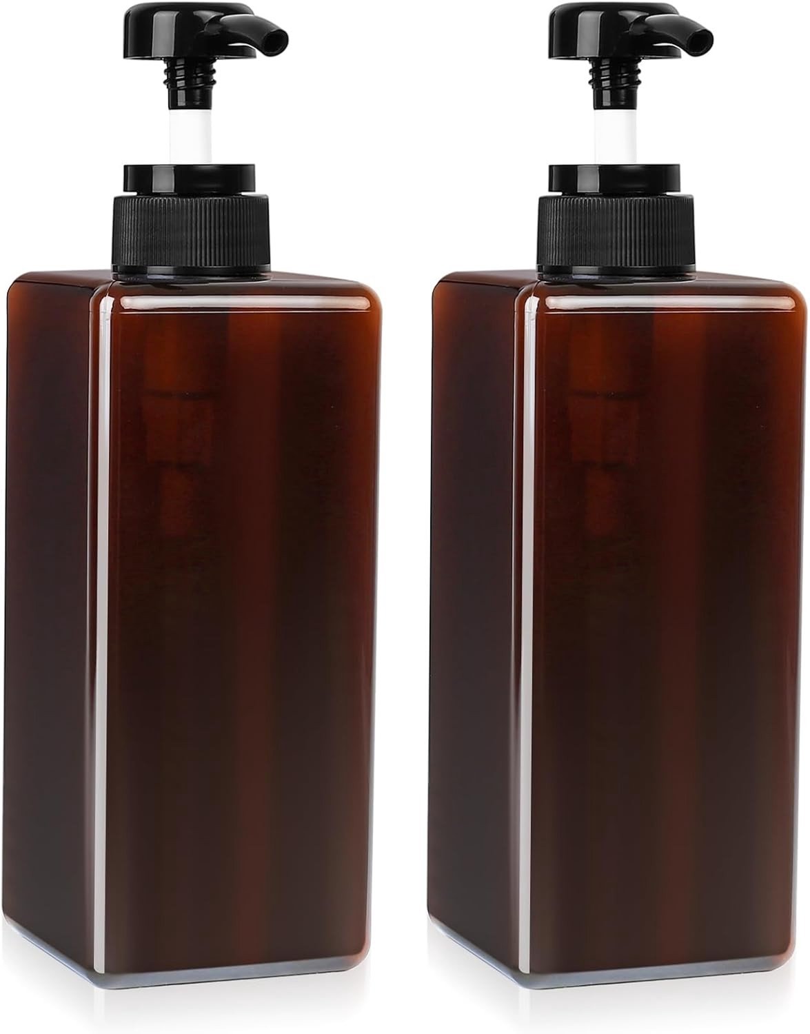 Set van 2 stuks 650ml Dispenserflessen voor Zeep, Shampoo en Douchegel - Perfect voor Badkamer en Keuken, Ideaal voor Lotion en Afwasmiddel