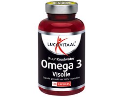 Lucovitaal Lucovitaal Puur Omega 3 Koudwater Visolie 120 capsules MAXI POT - 120 stuks