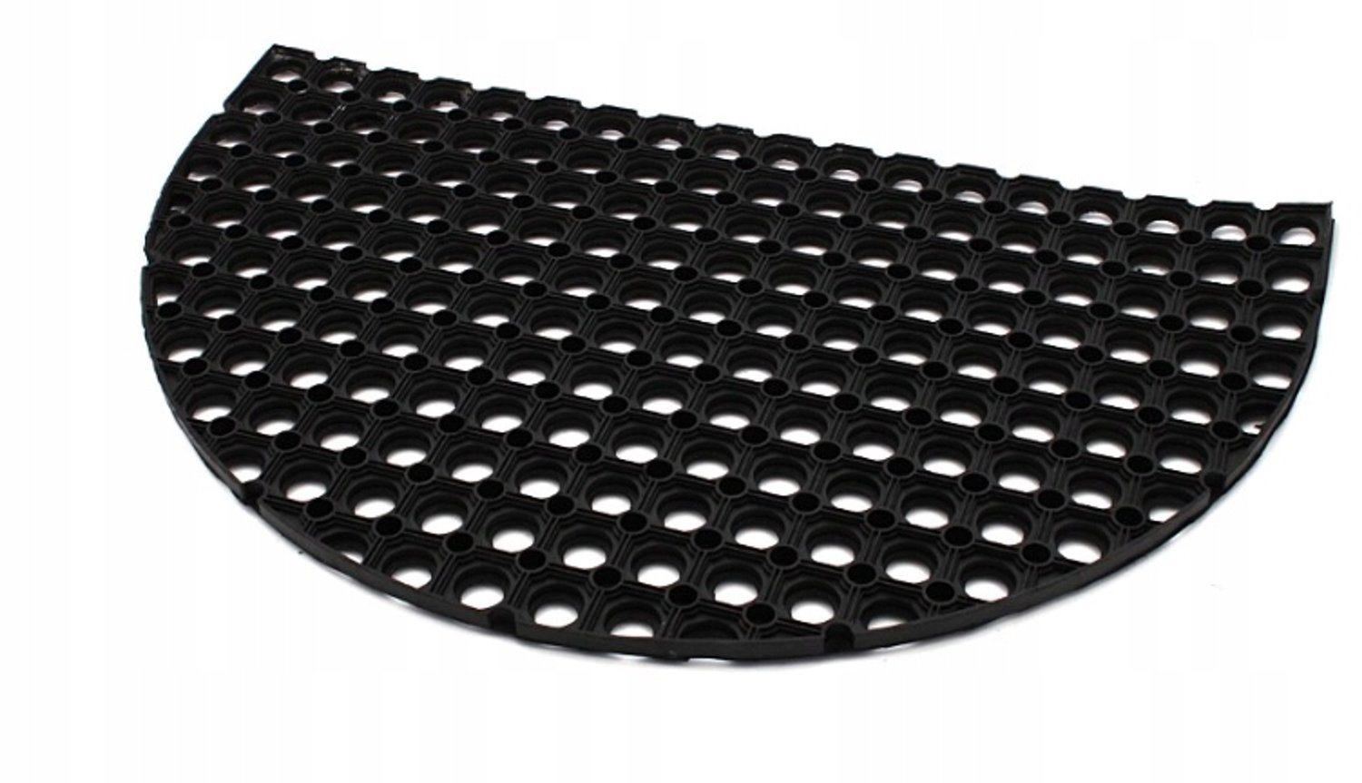 Buitendeurmat Rubber Halve Maan 45x75cm - Vuilvanger