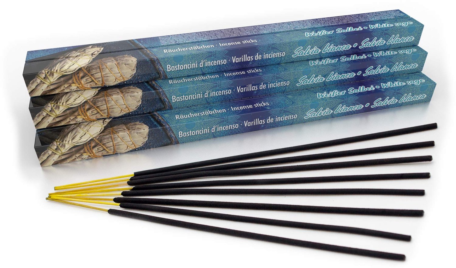 Premium Wierookstokjes Witte Salie voor Meditatie