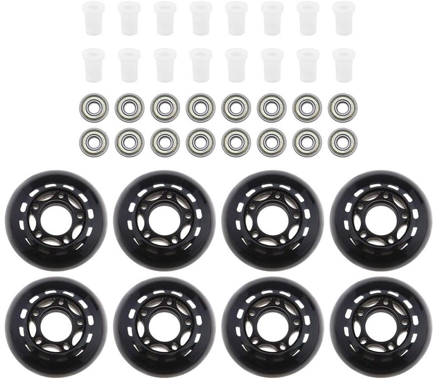 Set van 8 Inline Skate Wielen met ABEC-7 Lager voor Binnen en Buiten