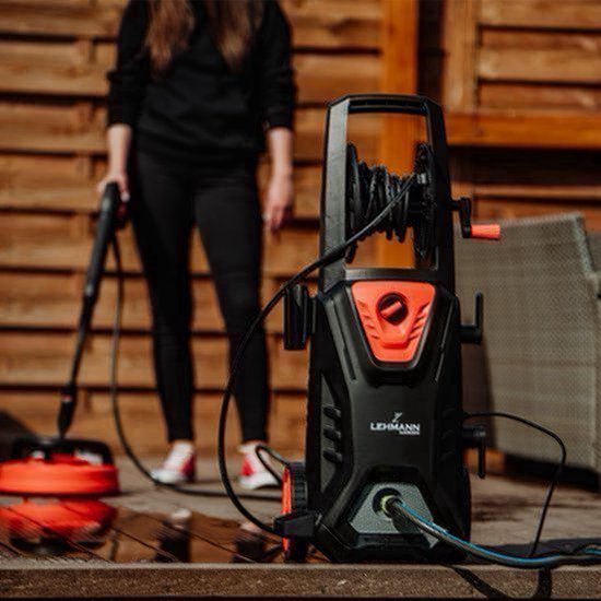 Hogedrukreiniger Elektrisch - 1800 W Motor - 220 Bar Druk - 450 Liter Per Uur - Aluminium Pomp - Compleet Accessoireset — afbeelding 3