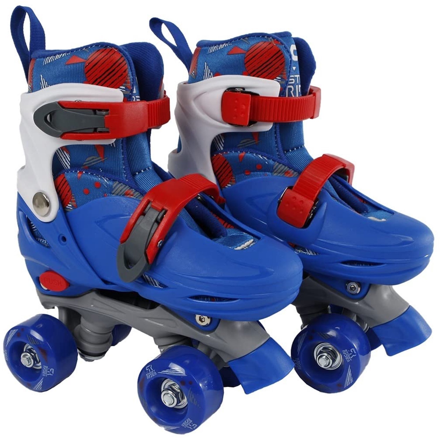 Rolschaatsen voor kinderen verstelbaar Blauw