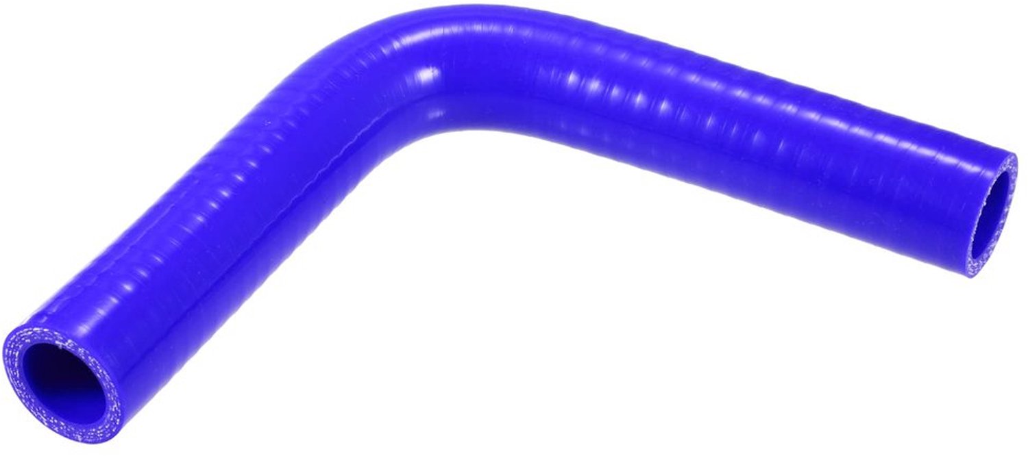 Siliconen Slang 90 Graden Bocht - Universele Koppeling - Binnendiameter 25mm - Lengte 150mm - Blauw - Duurzaam Materiaal - Koelslang