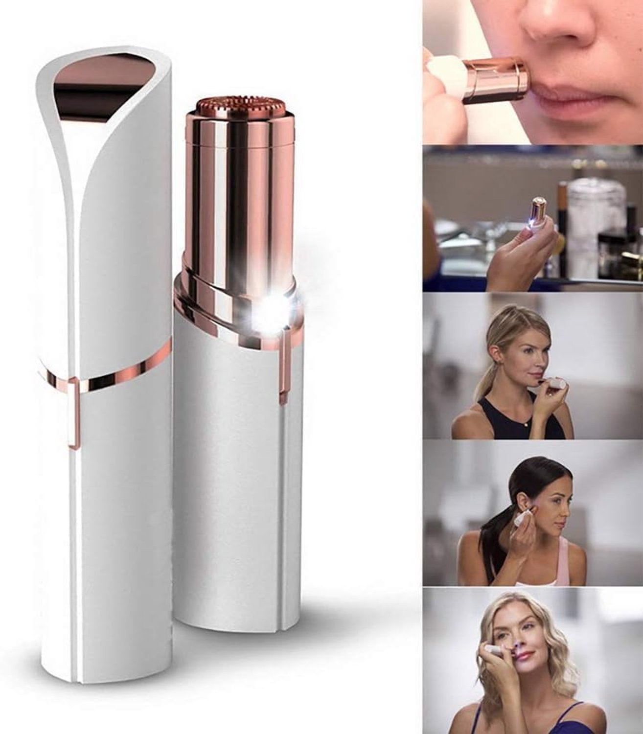 Epilator voor dames - geschikt voor gezichtshaar - veilig voor bovenlip en kin - ServiceTopper