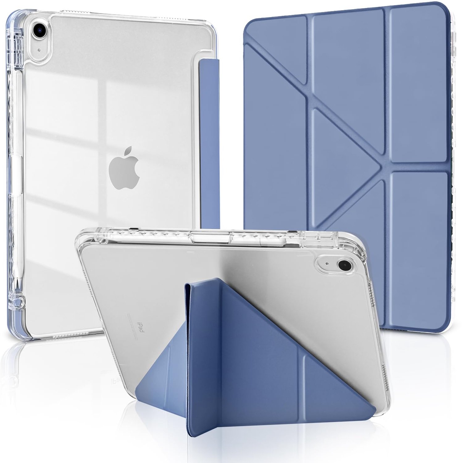 Case voor iPad 10 Generatie met Penhouder en Origami Ontwerp