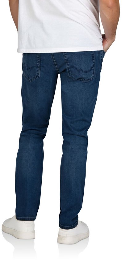 Jack & Jones Heren Jeans Broeken JJIGLENN JJICON SQ slim Fit Blauw Volwassenen Denim Jeansbroek Spijkerbroek heren