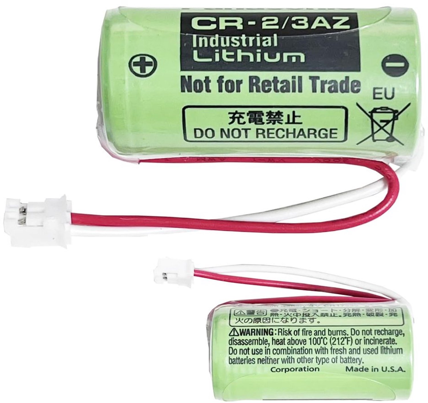 Vervangaccu Compatibel met CR-2/3AZ Alarm Systemen