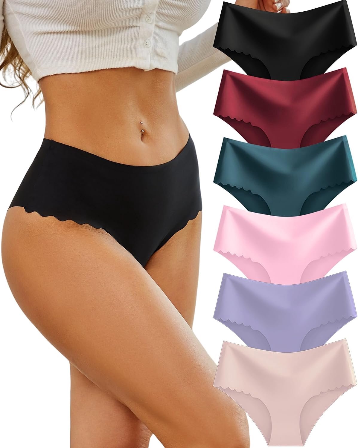 Slip met hoge taille, 6-delig