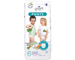 BELLA BABY HAPPY PANTS JUNIOR EXTRA MAAT 6 - MAANDBOX (5 PAKKEN - 180 PANTS)