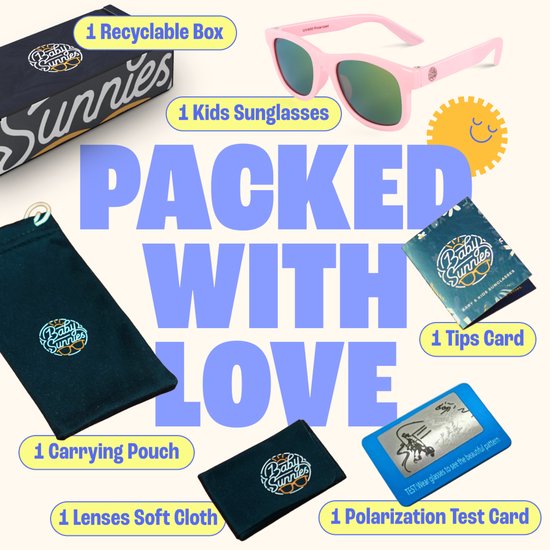 Babysunnies Barbie Roze Gepolariseerde Kinderzonnebril (3–8 Jaar) - UV400 Flexibele Kinderzonnebril van Merkloos — afbeelding 4