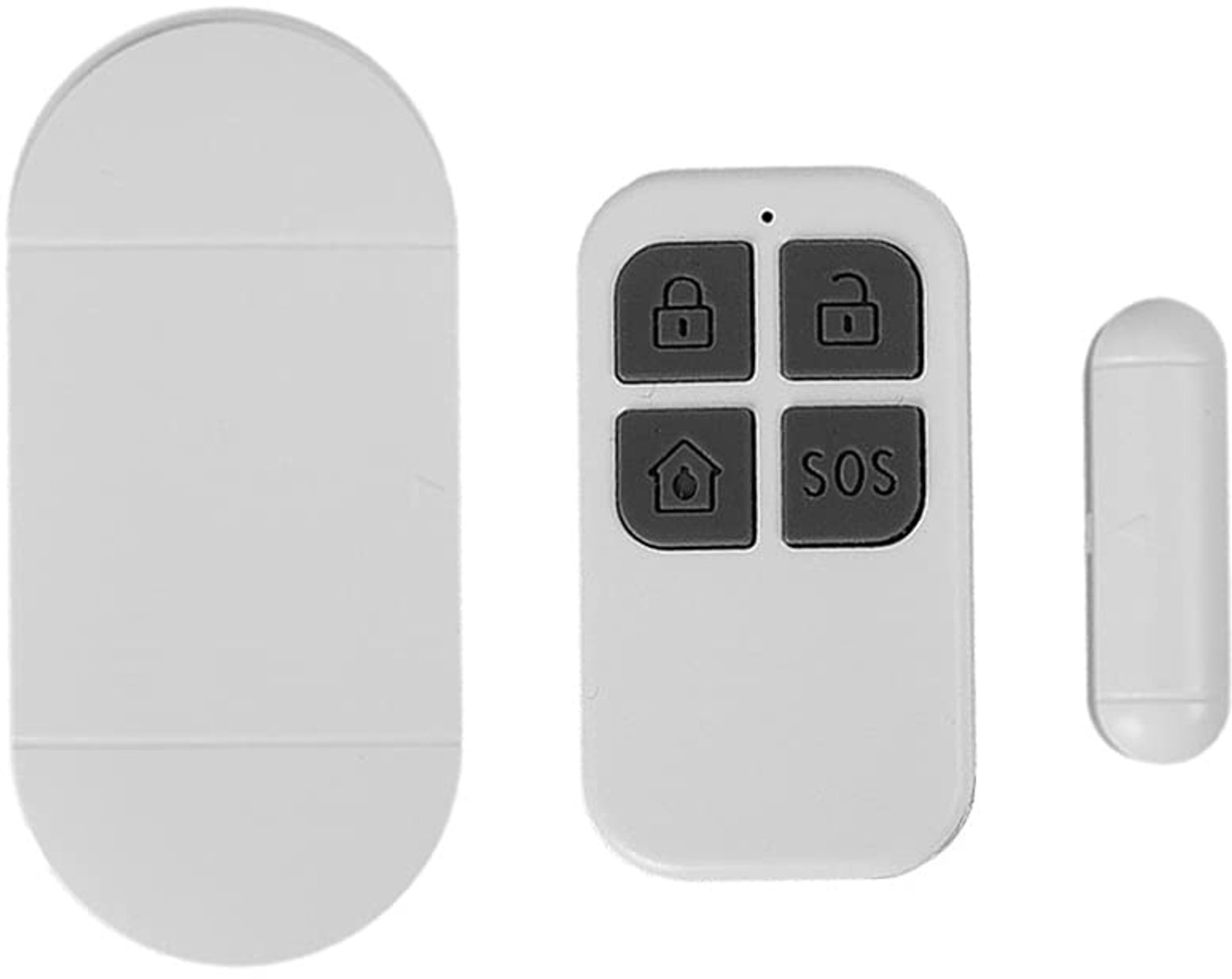 Draadloze Deuralarm Sensor met Afstandsbediening en 130dB Sirene