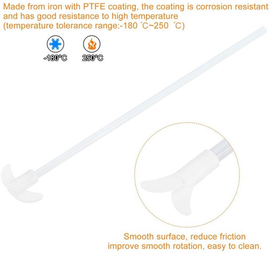 PTFE Elektrische Roerstaaf 300 x 50mm voor Laboratoria — afbeelding 4