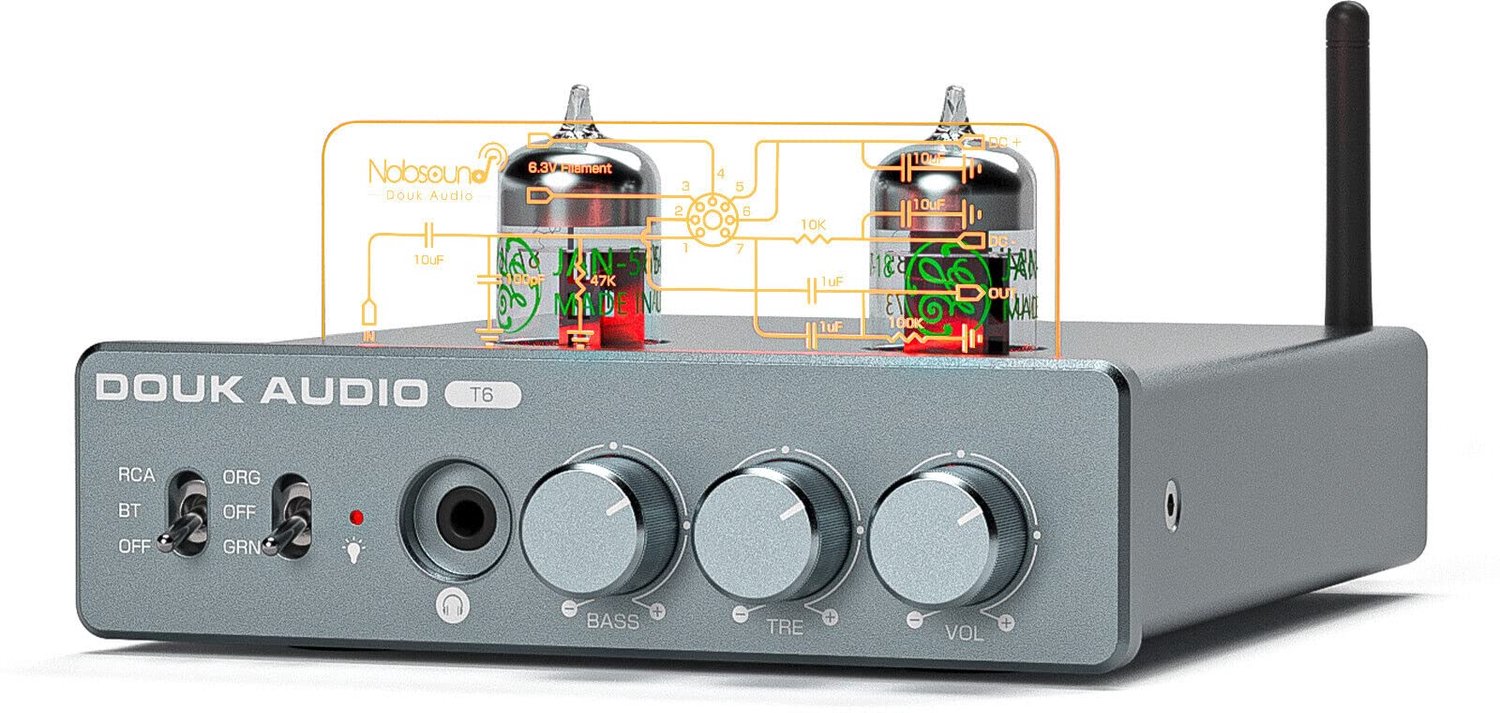 HiFi Bluetooth 5.1 Buizenversterker met 80W per Kanaal