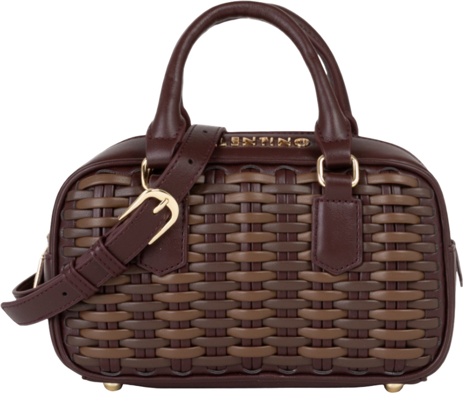 VALENTINO handtas schoudertas Ale Handbag Bord / Multicolor wijnrood