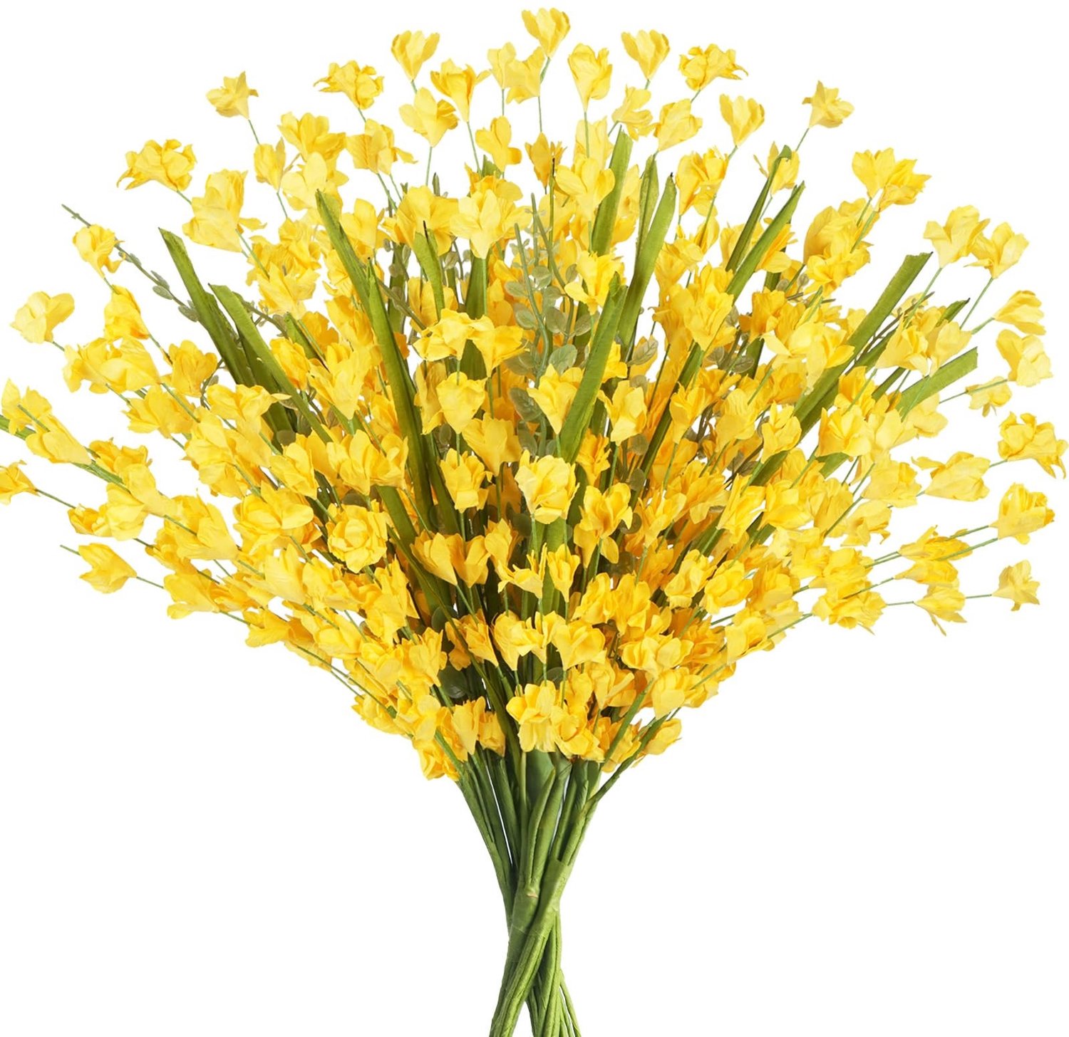 Kunstmatige Winterjasmijn Bloemen, Set van 6 Stuks