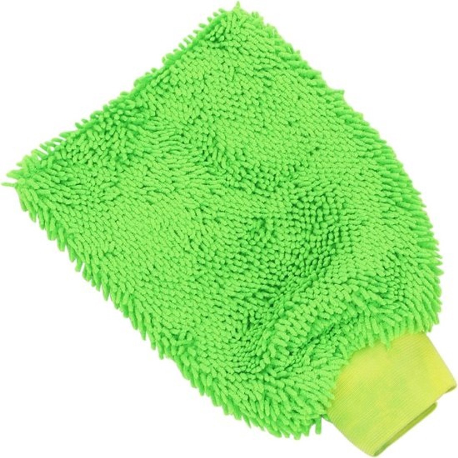 Microvezel Washandschoen - Autowashandschoen Schoonmaakwanten - Auto Reinigen - Zachte Noedelpool - 280 cm - Groen