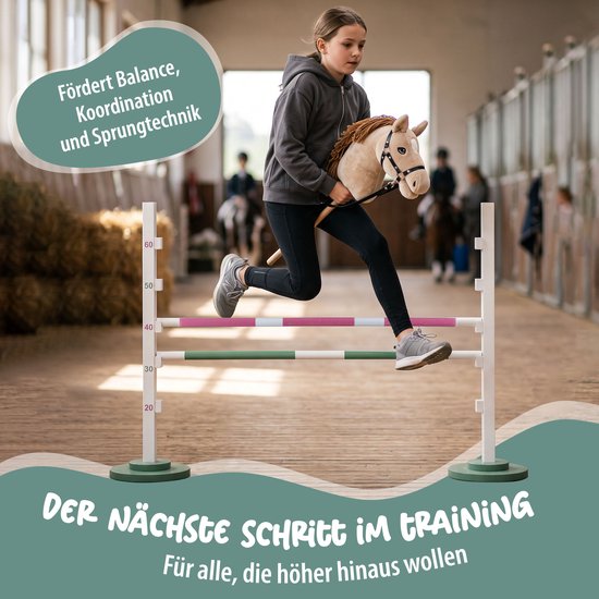 Pink Papaya hobbel voor hobbelpaarden - Hindernis voor hobbelpaarden, Hindernisbaan voor kinderen — afbeelding 4
