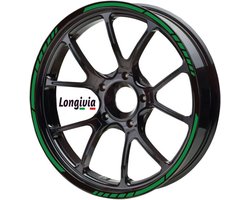 Velstrips Motorfiets Auto Fiets Groen - Complete Set voor 15-19 Inch Velgen