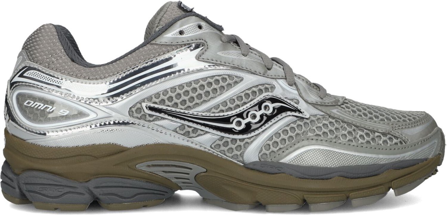 Saucony Progrid Omni 9 Sneakers Mesh Dames Zilver