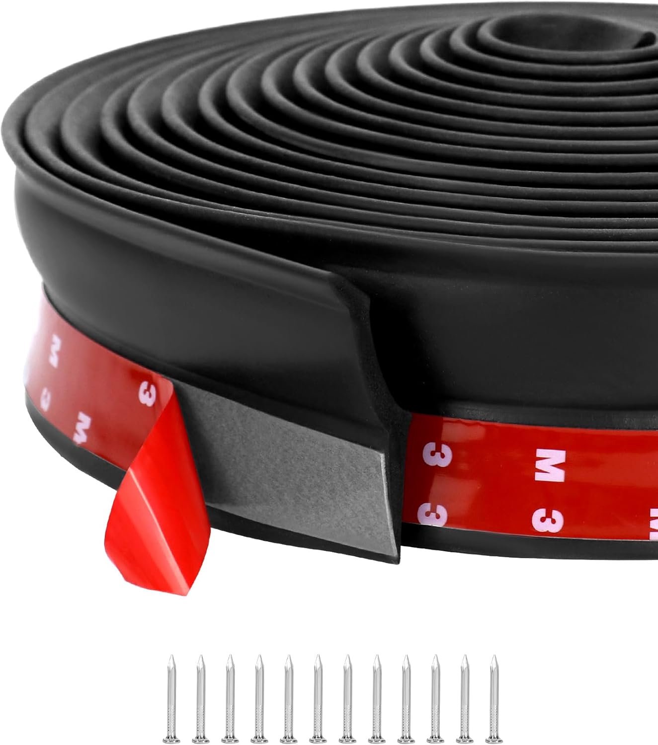 Garagedeur Afdichting Rubber 6m - Weer- en Vuilbescherming