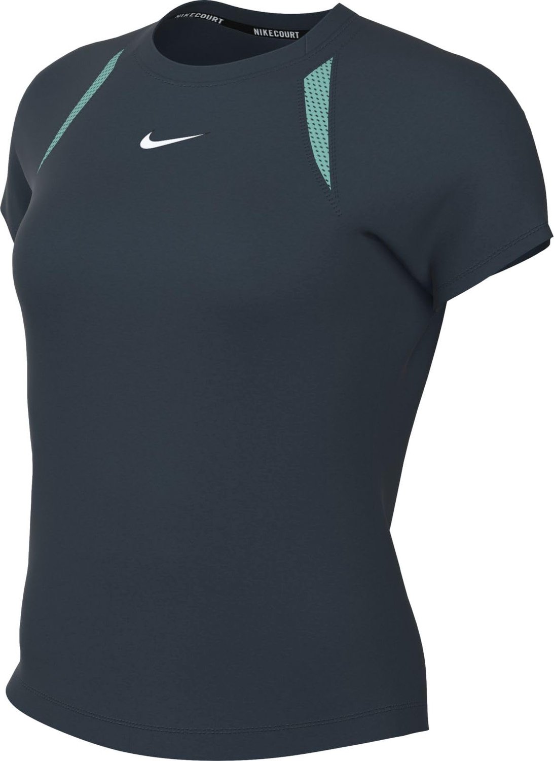 Nike Court Advantage Tennis Top Korte mouw Blauw