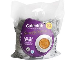 Caféclub - Supercreme Koffiepads Ristretto - 100 Pads
