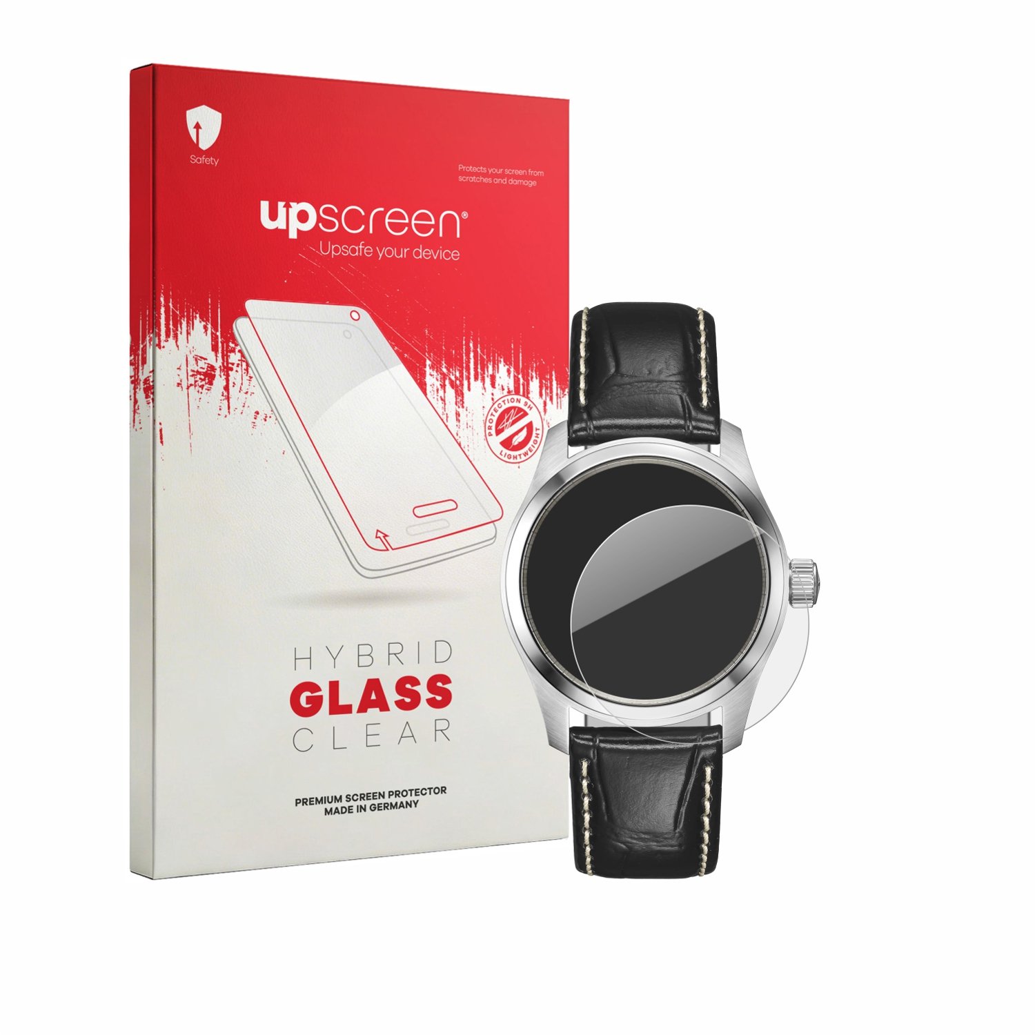 upscreen - Screenprotector voor Hamilton Khaki Field Murph H70405140 - Folie Beschermfolie Beschermglas transparant