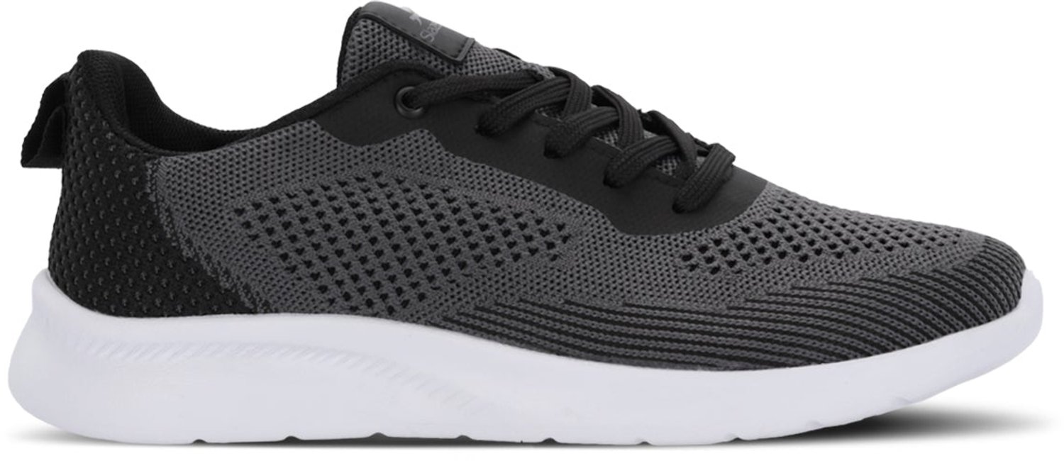 Slazenger Adwoa New Heren Sneakers - Zwart / Donkergrijs