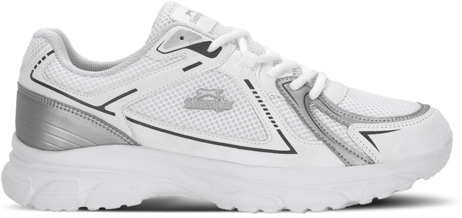 Slazenger Opsist Heren Hardloopschoenen - Wit / Zilver