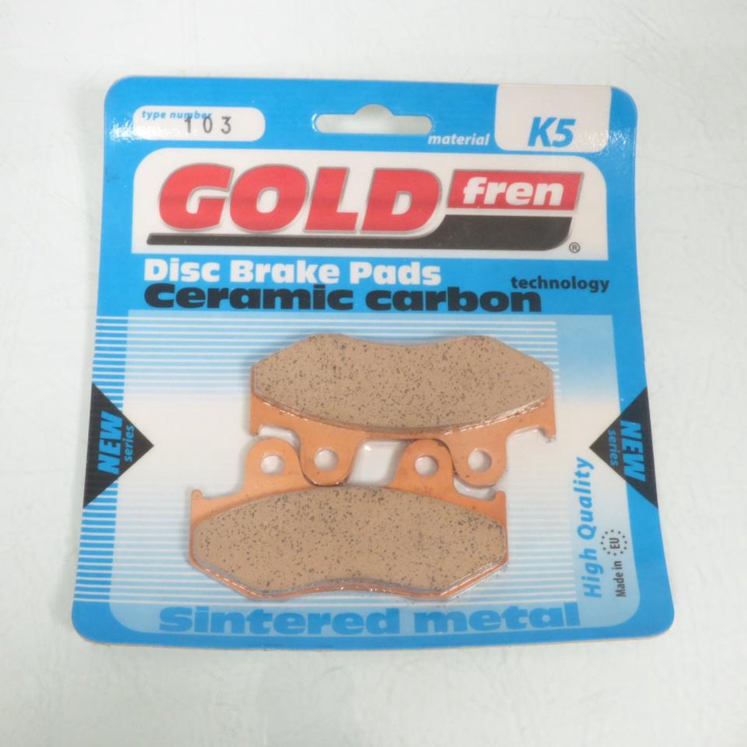 Plaquette de frein Gold Fren pour Scooter Honda 125 Ses Dylan 2003 à 2007 AV Neuf