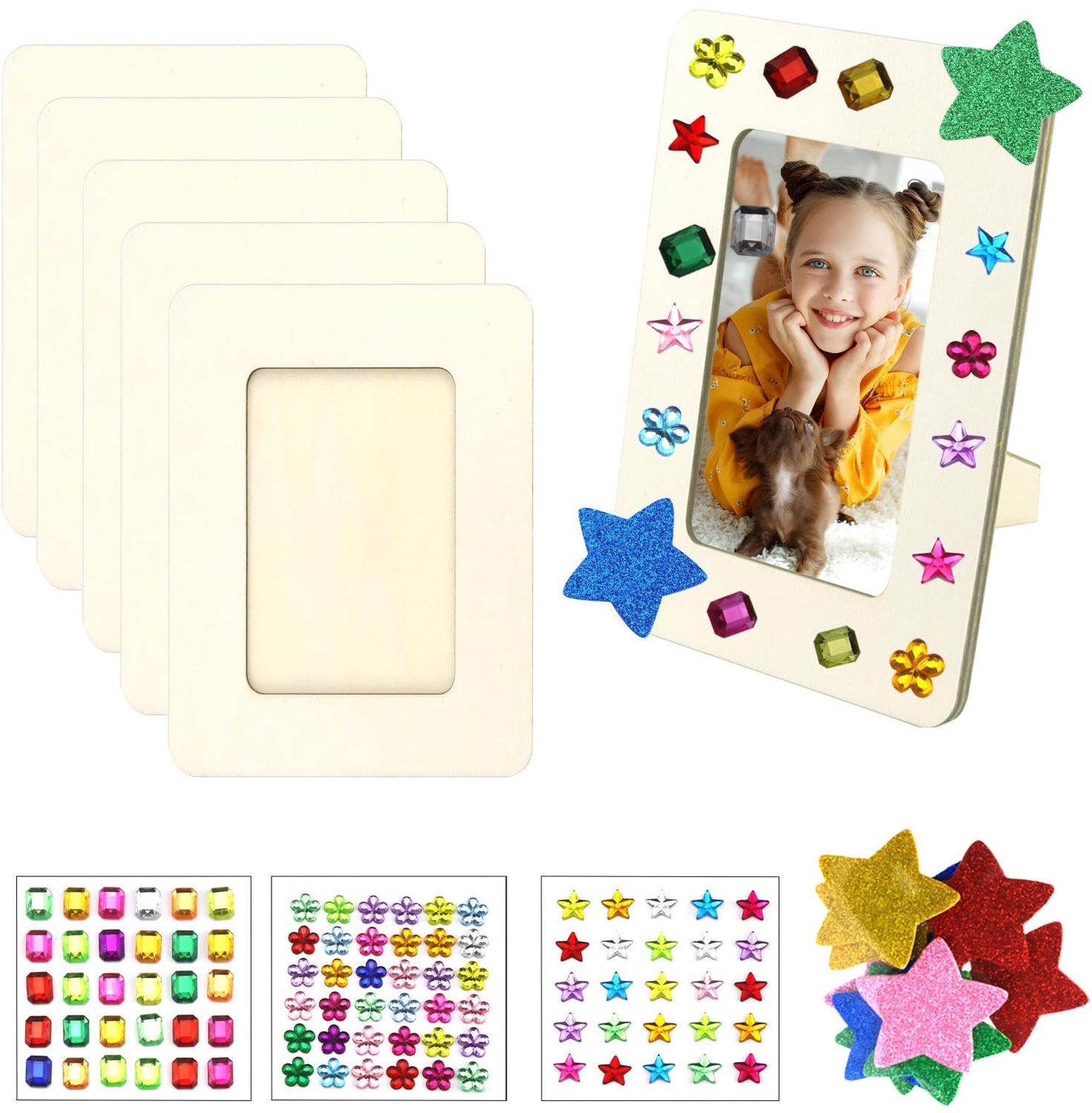 DIY Houten Photo Frame Set voor Kinderen